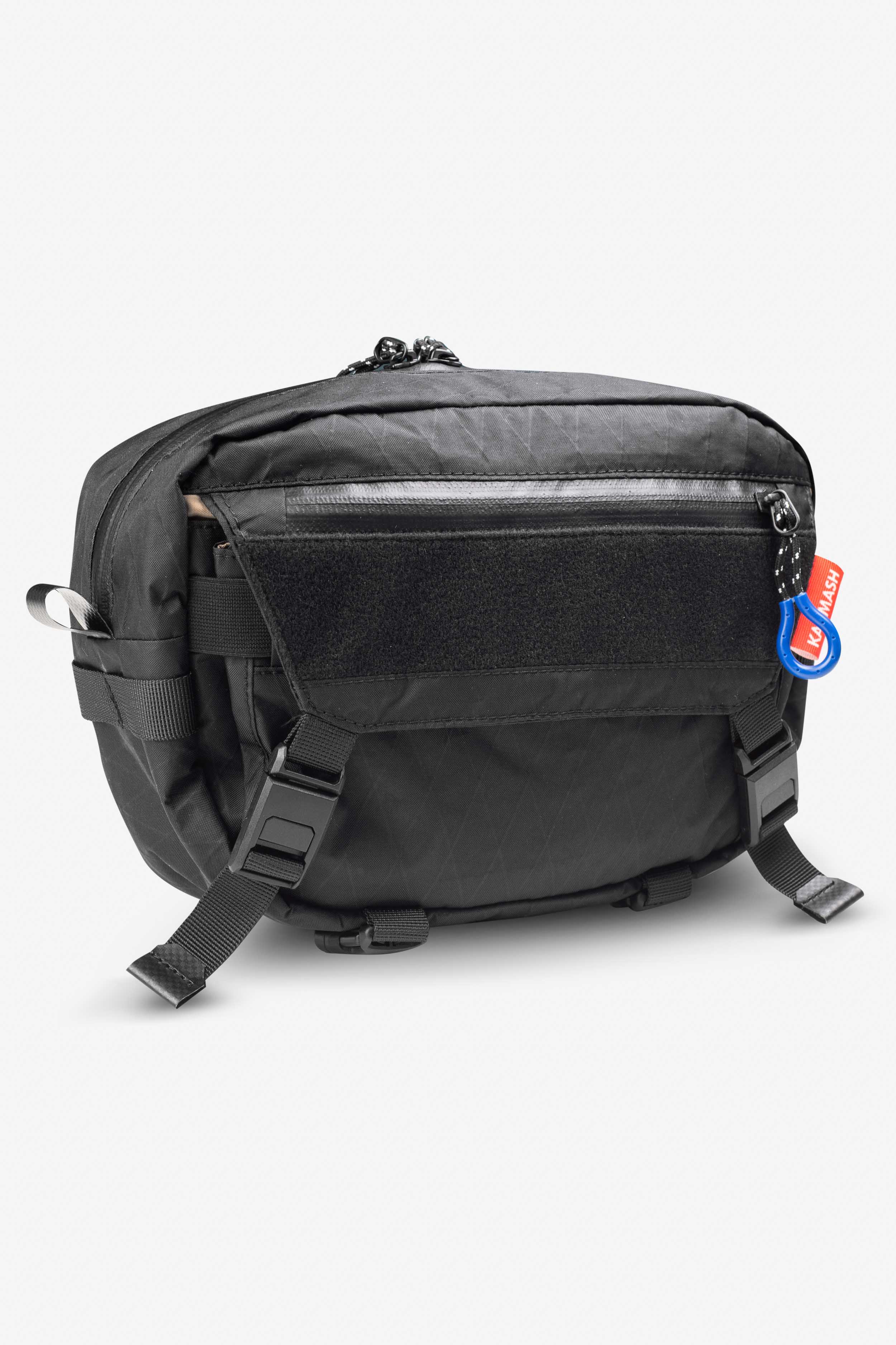 Big Flat Camera Bag – Compact Crossbody Camera Bag | Handmade X-Pac Shoulder Bag with Detachable Strap