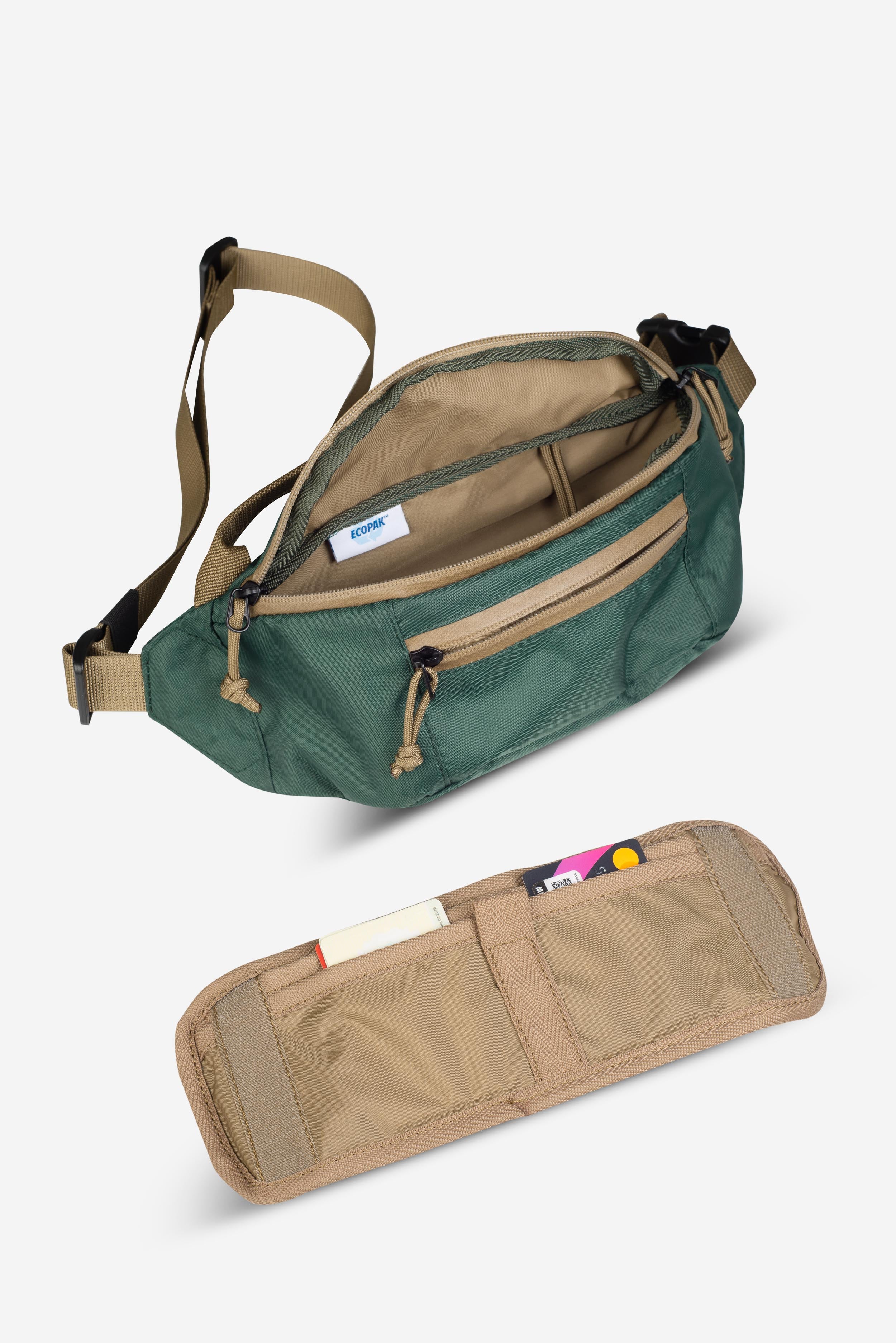 Waist bag. Karmash CWB M Ecopak GreenMountain/Coyote